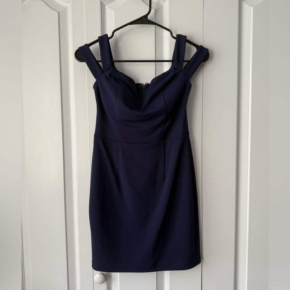 Elegant Navy Blue Dress NWT